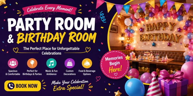 FREE Party Room
