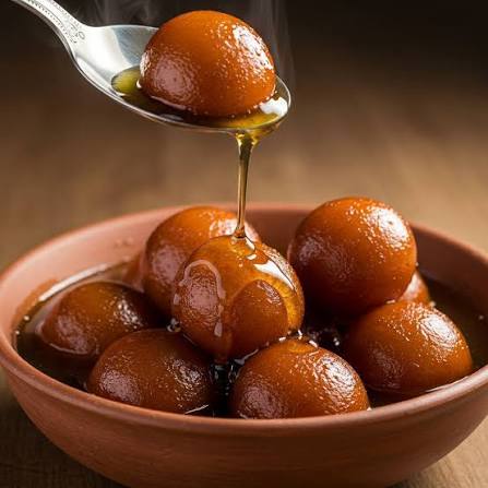 Hot Stuffed Gulab Jumun(2 Pcs.)