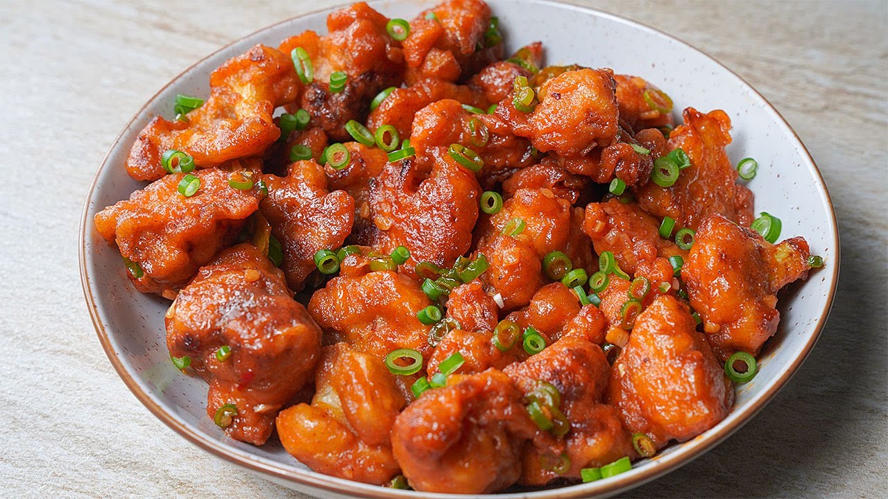 Cauliflower in Spicy Hot Garlic Sauce