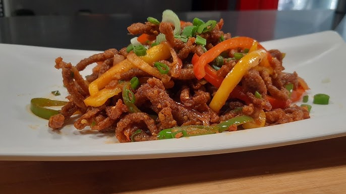 Shredded Lamb Hot Garlic Sauce