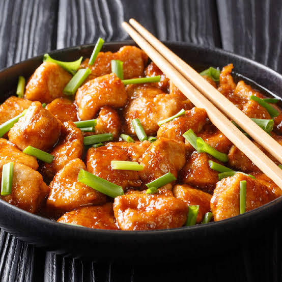 Sliced Chicken in Hot Garlic Sauce