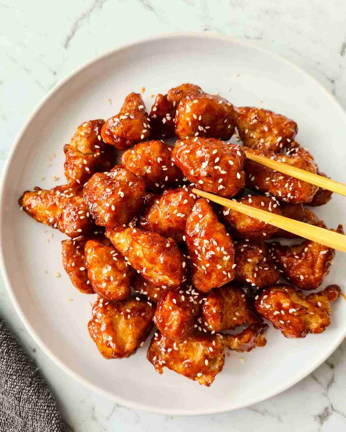 Crispy Chicken with Honey & Chill